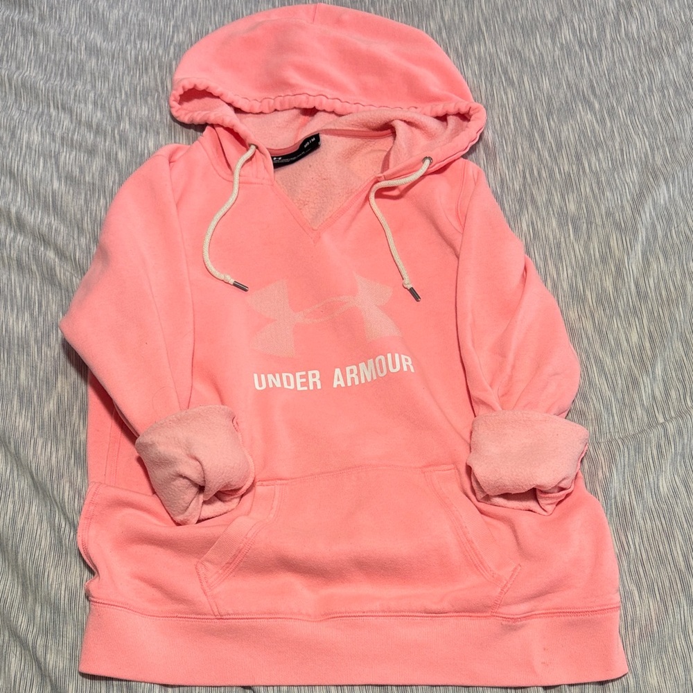 Under Armour Pink Pullover Hoodie